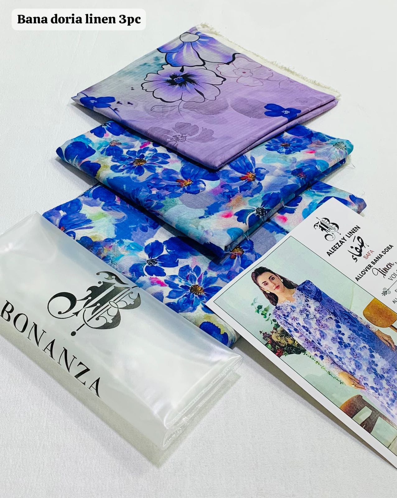 Digital Print BANA DORA 3 Pcs Linen - Image 6