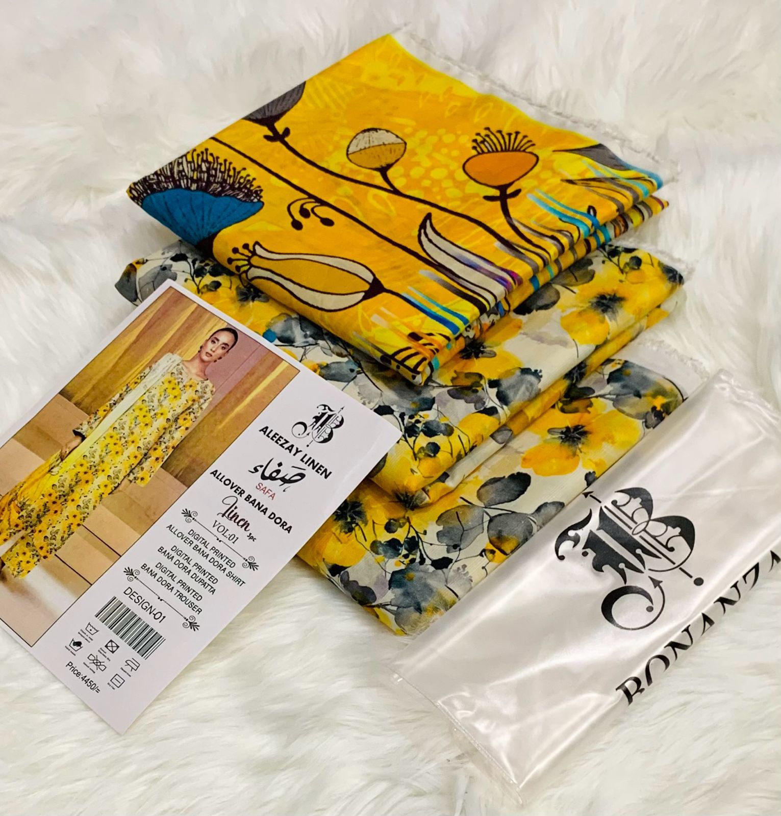 Digital Print BANA DORA 3 Pcs Linen - Image 4