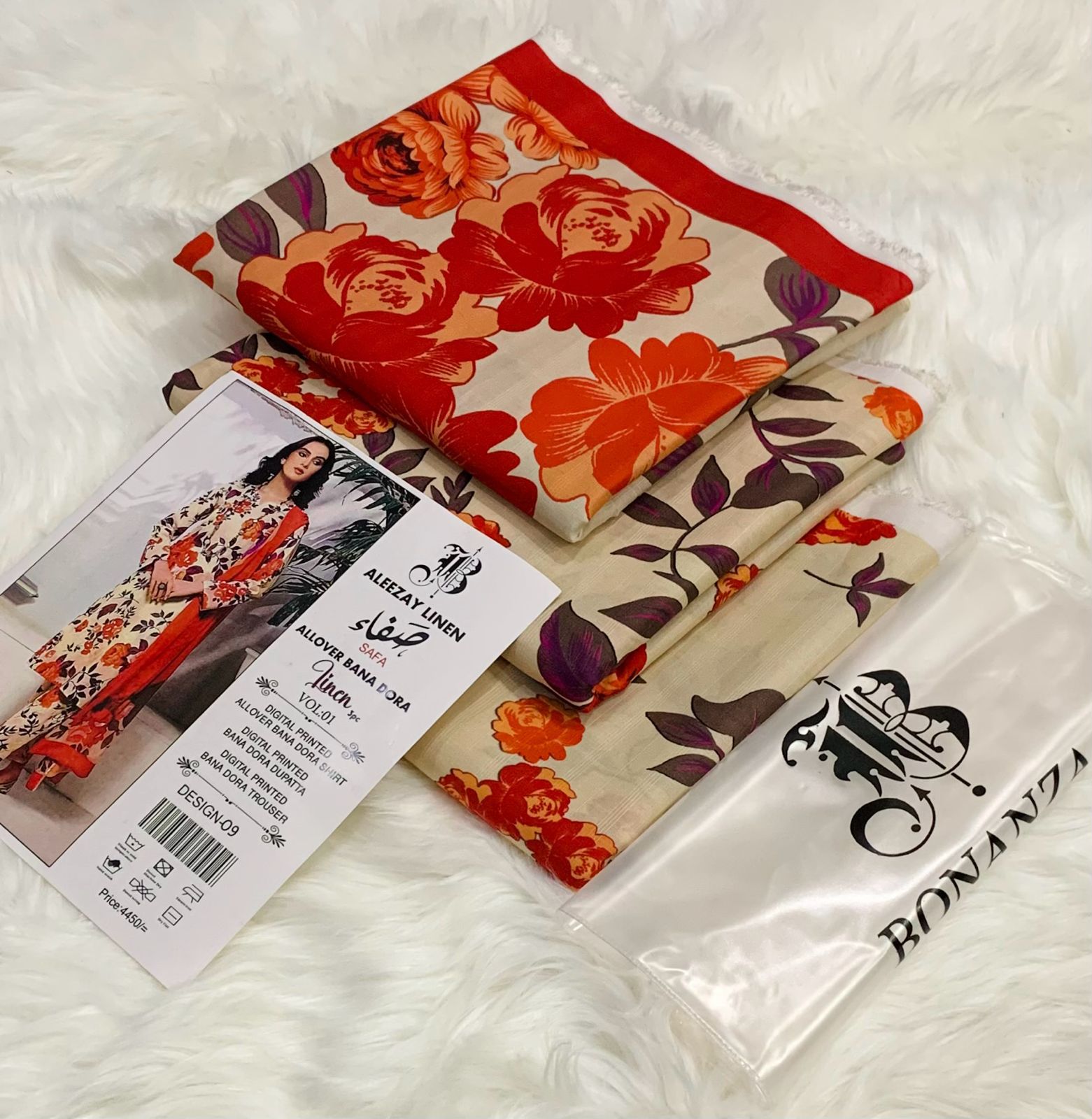 Digital Print BANA DORA 3 Pcs Linen - Image 2