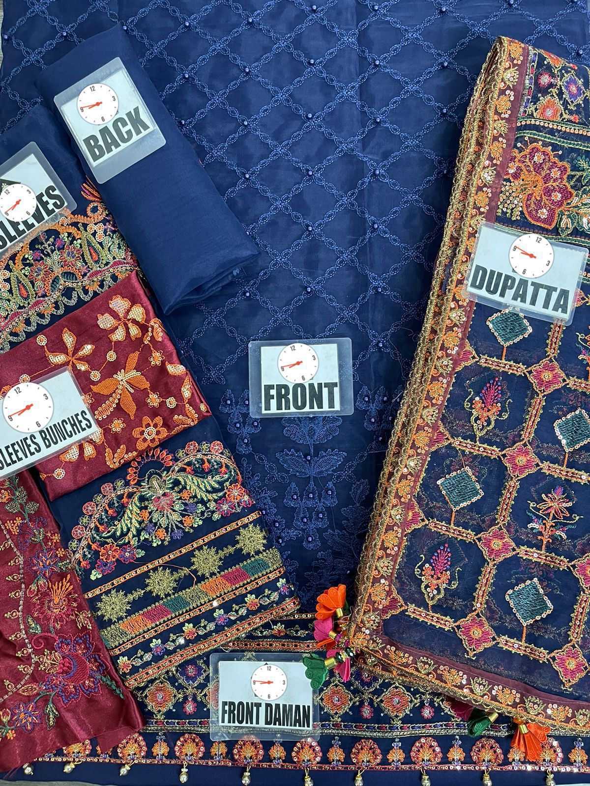 Baroque 3 Piece Organza - Image 2