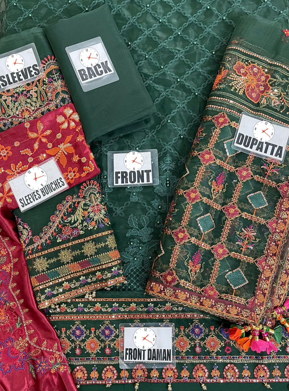 Baroque 3 Piece Organza - Image 3